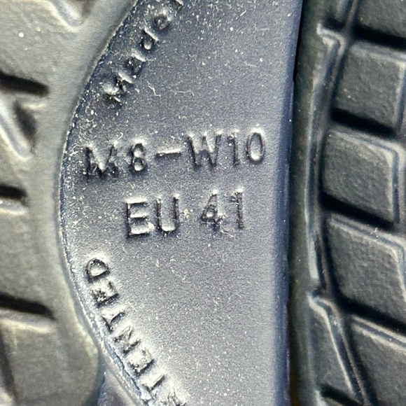 OOFOS Blue Slide Sandals - Picture 5 of 6